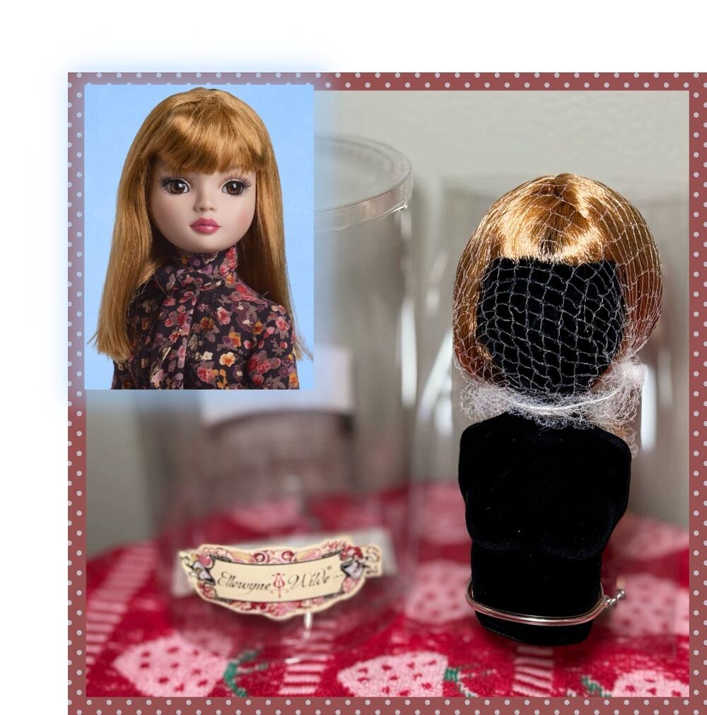 Ellowyne Wilde Classic Cut Strawberry Wig 16" Tonner Imagination 6/7 Evangeline